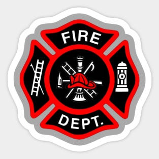 Fire Dept Sticker